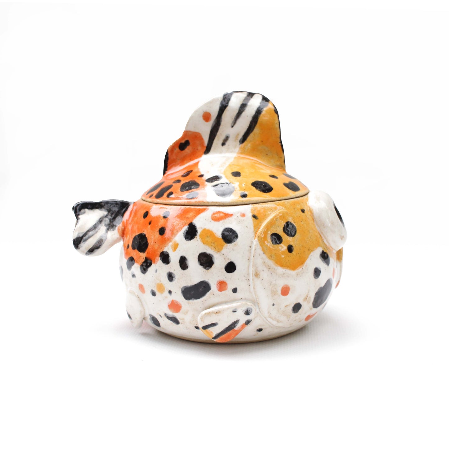 Calico Fancy Goldfish Jar