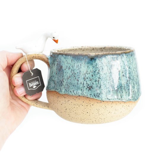 Silly Goose Tea Buddy Sculpture Mug