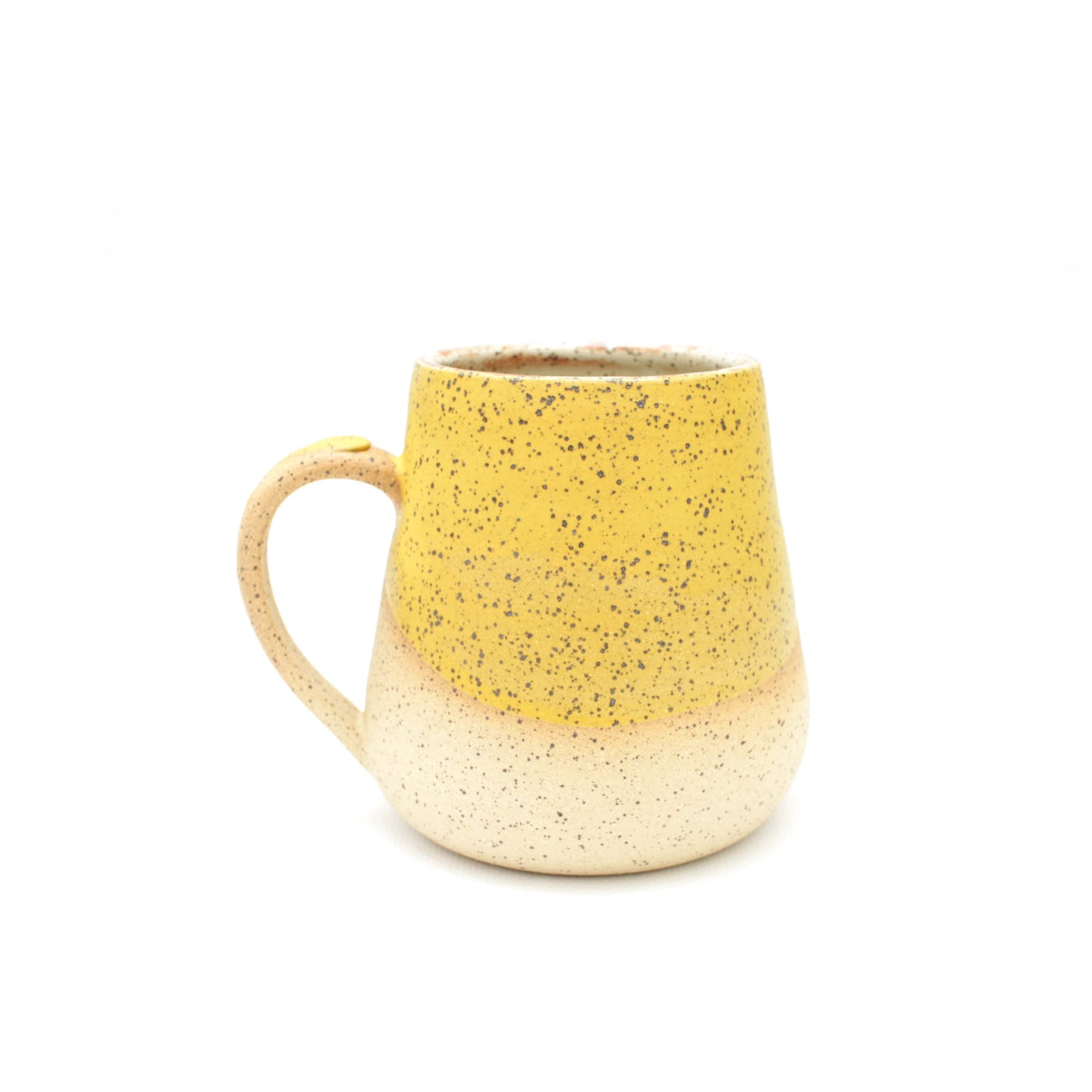 Sunflower Yellow Speckled Stoneware Mug