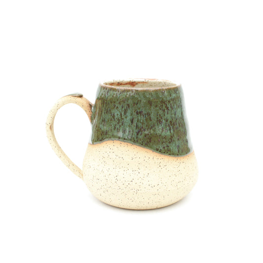 Forest Green Speckled Stoneware Mug