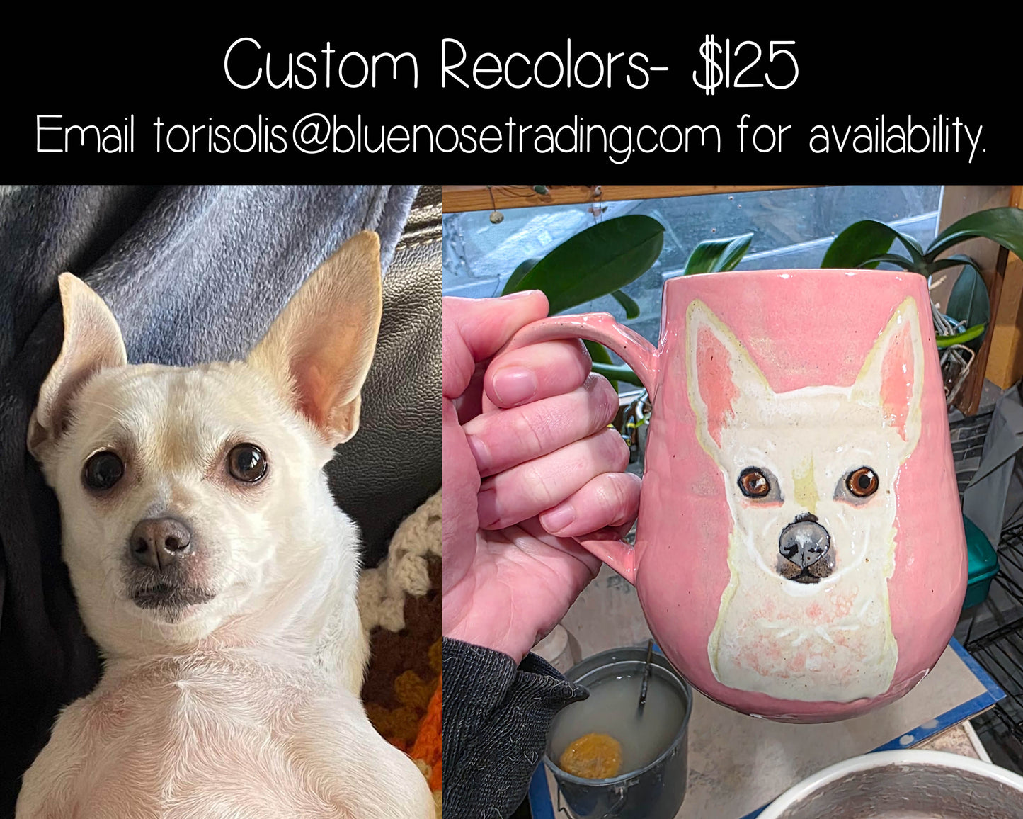 Chihuahua Red Stoneware Mug